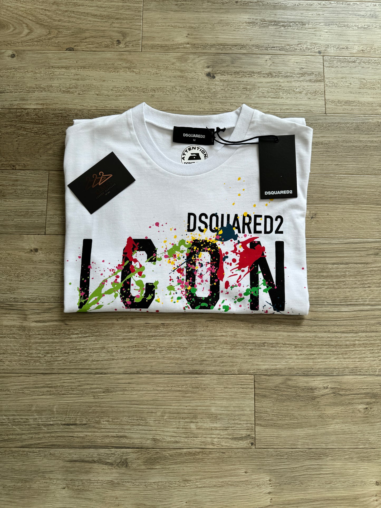 Dsquared2 icon splatter print 
